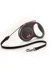 Flexi Black Design M Zsinór 5m 20kg-ig pink