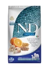 N&amp;D Dog Ocean Tőkehal, Tönköly, Zab és Narancs Adult MediumMaxi 2,5kg