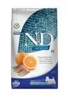 N&amp;D Dog Ocean Sütőtök Tőkehal és Narancs Adult Mini 2,5kg