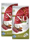 N&amp;D Dog Quinoa Skin&amp;coat Kacsa 2x7kg