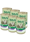 6x400g Oasy Dog Lifestage Adult Paté Pulyka