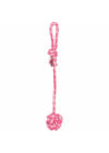 Trixie Labda kötélből 7cm/50 cm - pink