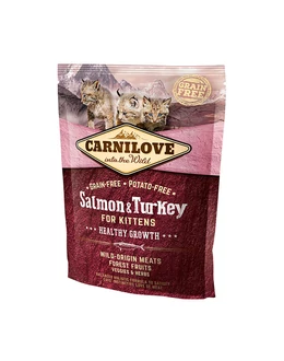 CARNILOVE Cat Kitten Lazac és Pulyka 400g