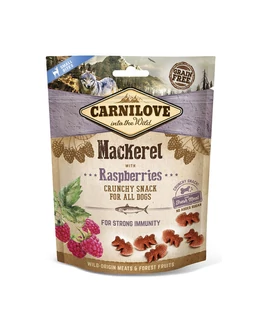 Carnilove Crunchy Snack markéla málnával 200g