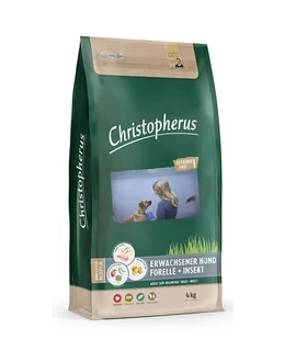 Christopherus Dog Adult Grainfree Pisztráng és Rovar Small&amp;amp;medium 4kg