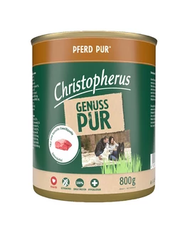 Christopherus Dog konzerv pure ló 800g