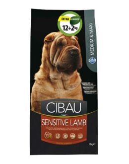 Cibau Sensitive Lamb Medium and Maxi 12 kg