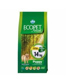 Ecopet Natural Puppy Medium 12+2 kg