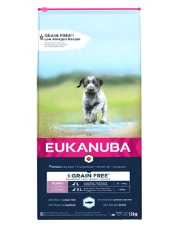 Eukanuba Puppy and Junior Grain Free Large Ocean Fisch 12kg