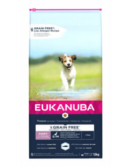 Eukanuba Puppy and Junior Grain Free Small and Medium Ocean Fisch 12kg