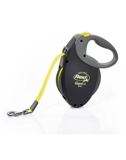 Flexi Giant M Neon Szalag 8m 25kg-ig fekete