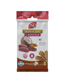 N&D Quinoa Jutalomfalat Skin&coat Szarvas Medium/Maxi, 100g