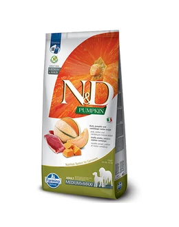 Nc&amp;D Dog Kacsa és Sárgadinnye Sütőtökkel Adult Medium/Maxi 12kg