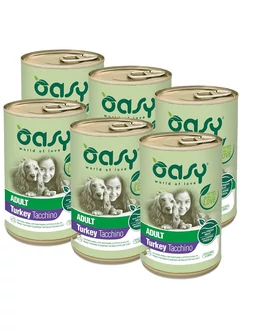 Oasy Dog Lifestage Adult Paté Pulyka 400g
