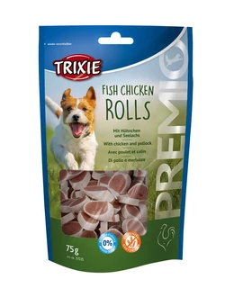 Trixie Premio Hal és Csirke Rolls 75gr