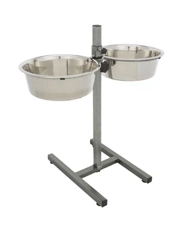 Tál Fém Állványon Kutyának 2 x 4,5l