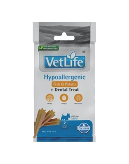 Vet Life Jutalomfalat Hypo Fish and Potato Mini, 60g