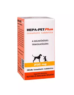 Hepa-Pet Plus 250mg, 30db ízesített tabletta