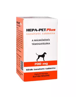 Hepa-Pet Plus 700mg, 60db ízesített tabletta