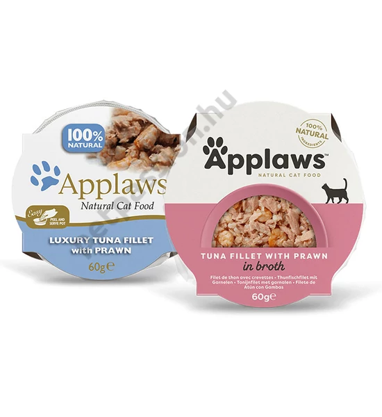 Applaws Cat Tonhalfilé Garnélával 60g