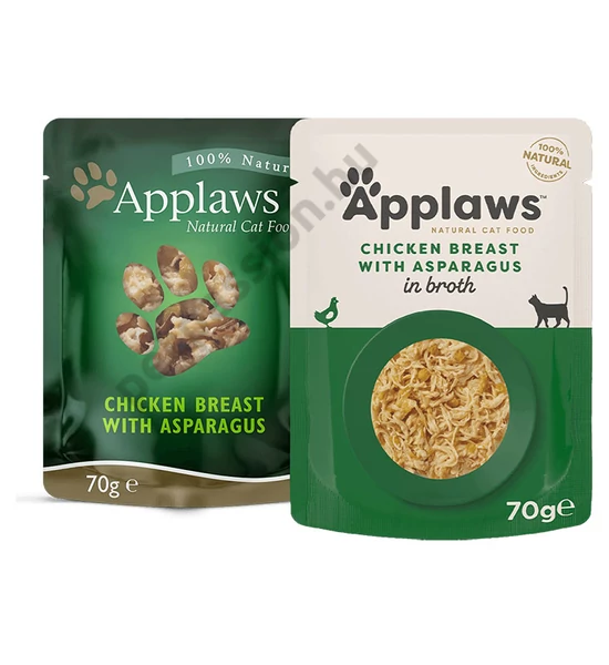 Applaws Cat Csirke Spárgával, 70g