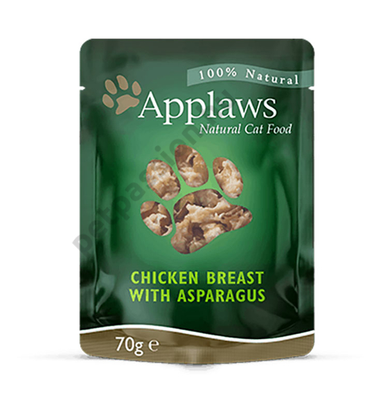 Applaws Cat Csirke Spárgával, 70g