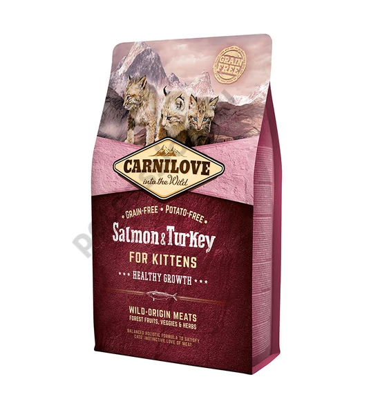 CARNILOVE Cat Kitten Lazac és Pulyka 2kg