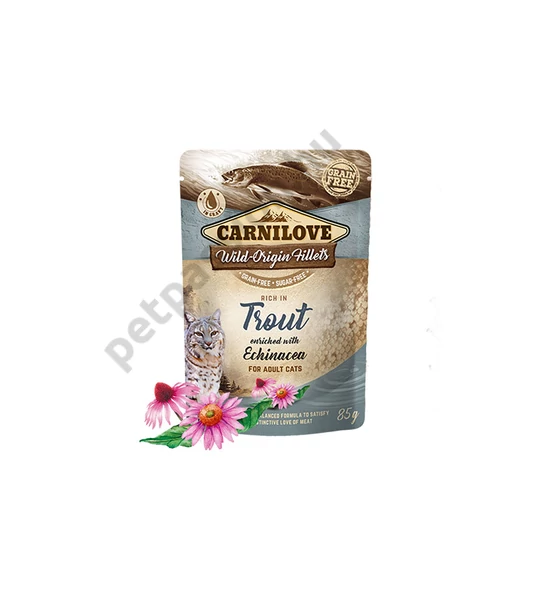 Carnilove cat pisztráng echinaceával 85g