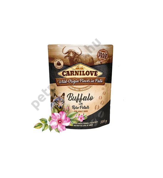 CARNILOVE Dog Bivaly és rózsaszirom 300g