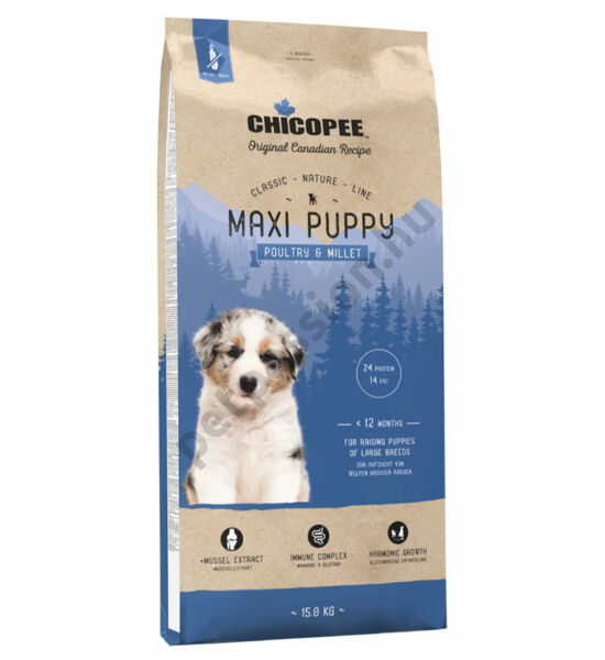 Chicopee Classic Line – Maxi Puppy Poultry &amp; Millet