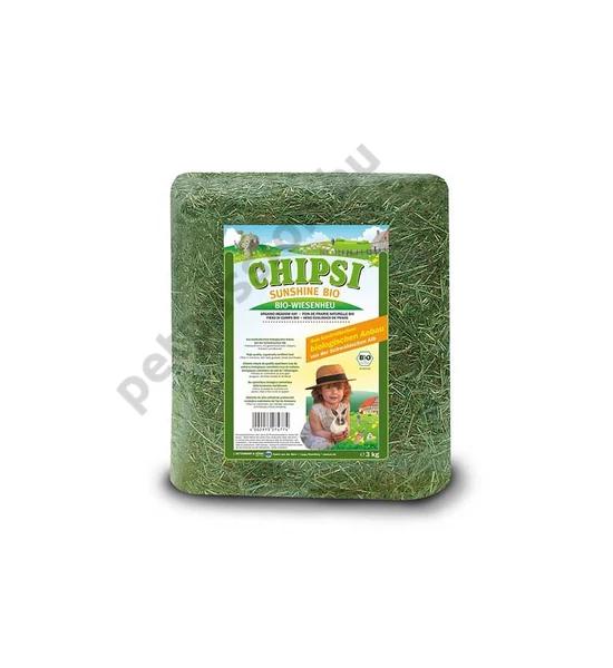 Chipsi Sunshine BIO réti széna 4 kg