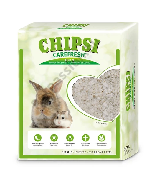 Chipsi Carefresh Pure White 50l.