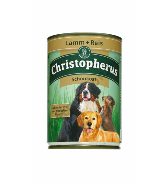 Christopherus Dog konzerv Adult Sensitive bárány és rizs  400g