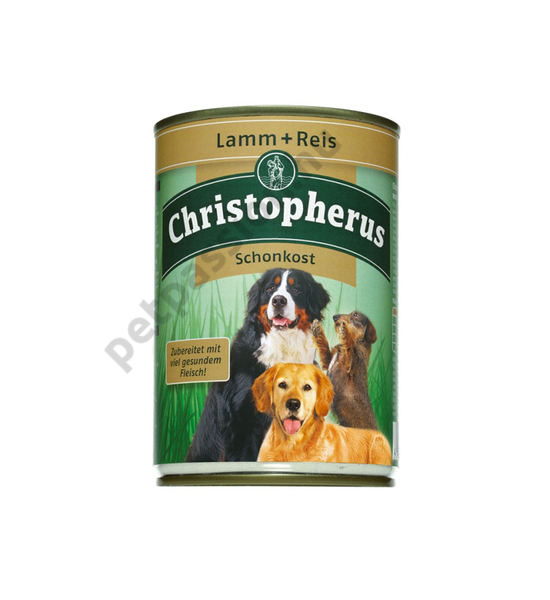 Christopherus Dog konzerv Adult Sensitive bárány és rizs  400g