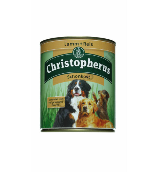 Christopherus Dog konzerv Adult Sensitive bárány és rizs  800g