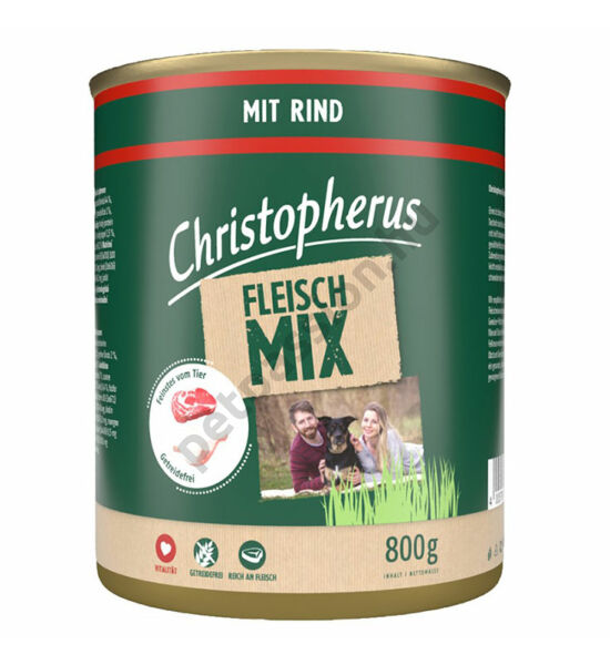 Christopherus Dog konzerv meat mix marha 800g