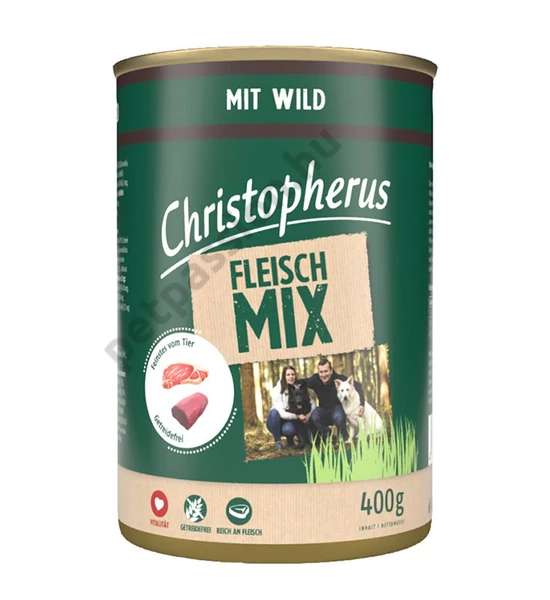 Christopherus Dog konzerv meat mix vad 400g