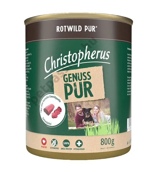 Christopherus Dog konzerv pure vad 800g