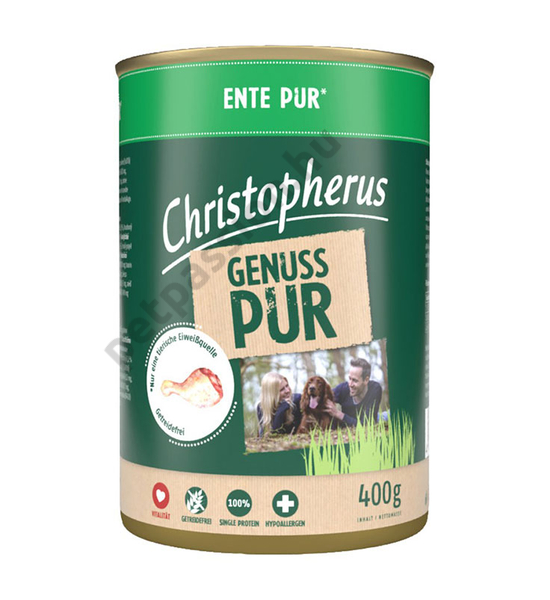Christopherus Dog konzerv pure kacsa 400g