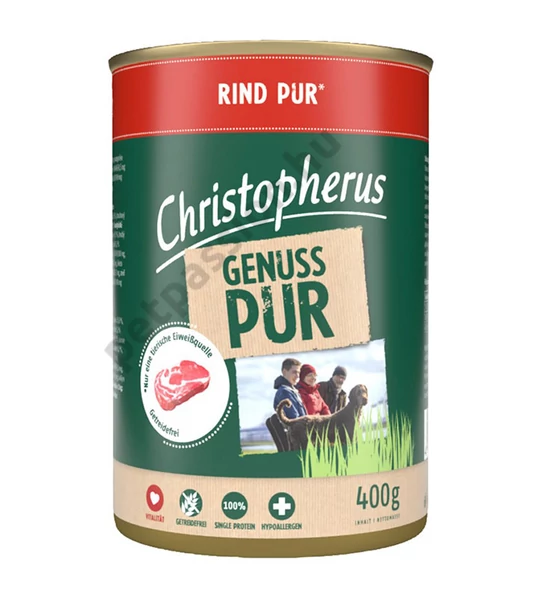 Christopherus Dog konzerv pure marha 400g