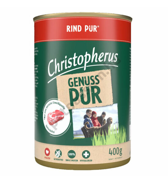Christopherus Dog konzerv pure marha 400g