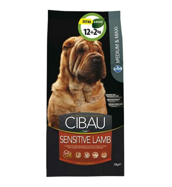 Cibau Sensitive Lamb Medium and Maxi 12 kg