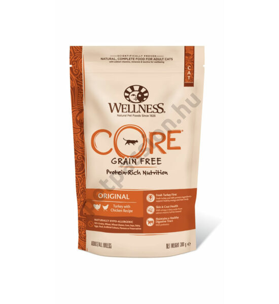 Wellness Core Cat Original Csirke és Pulyka Adult 300g