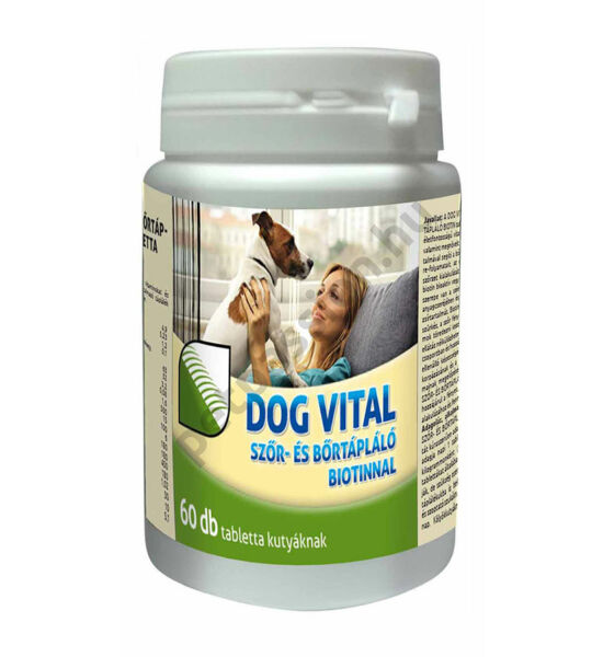 DOG VITAL Szőr- Bőrtápláló Tabletta Biotinnal
