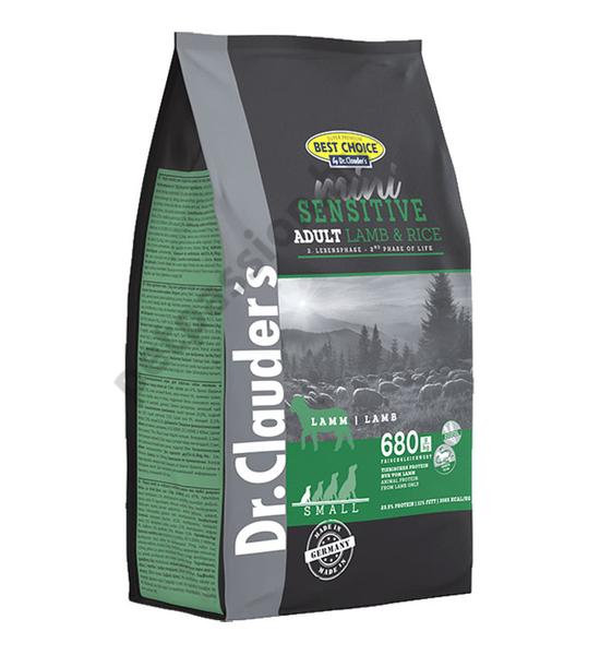 Dr. Clauders Best Choice Mini Bárány és Rizs - Sensitive 12,5 kg