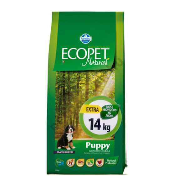 Ecopet Natural Puppy Maxi 12+2 kg