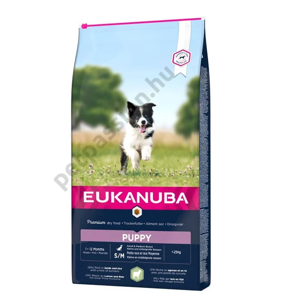 Eukanuba Puppy Small,Medium Bárány és Rizs