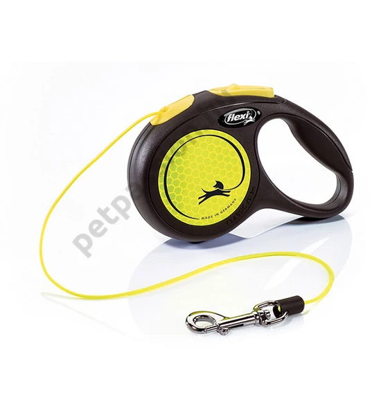 Flexi Neon XS Zsinór 3m 8kg-ig sárga