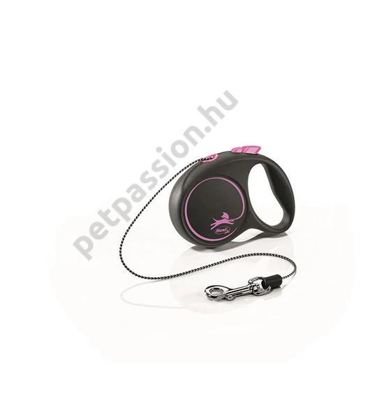  Flexi Black Design XS Zsinór 3m 8kg-ig Pink