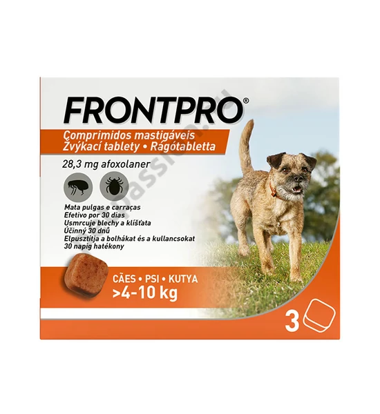 FrontPro rágótabletta 4-10kg 3x